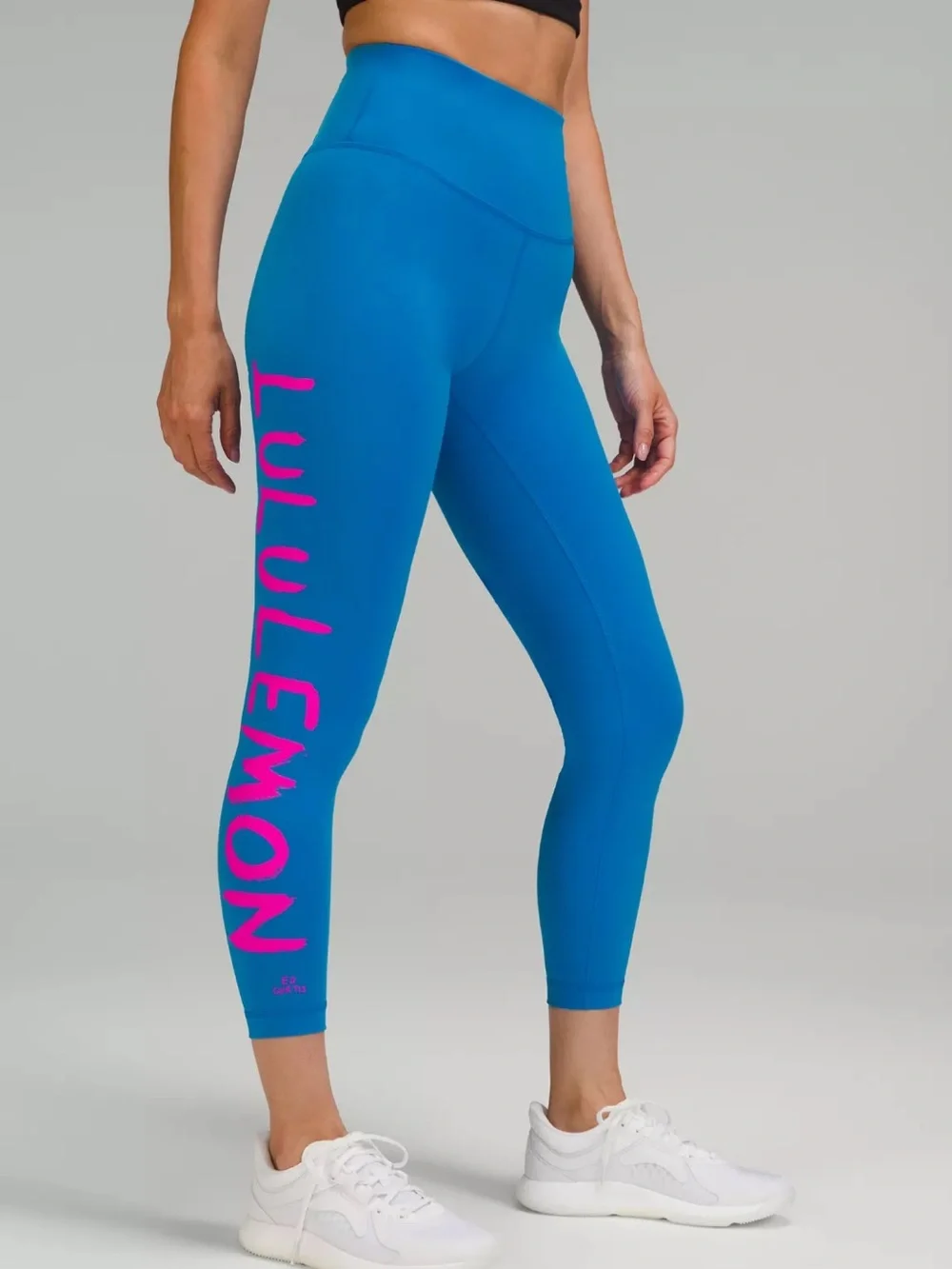 Lululemon Wunder Train High-Rise Tight leggings Ed Curtis - Poolside size 0